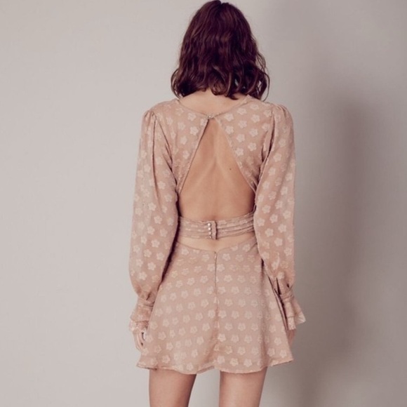 For Love & Lemons Modern Love Dress Rose Gold Large - Picture 5 of 16